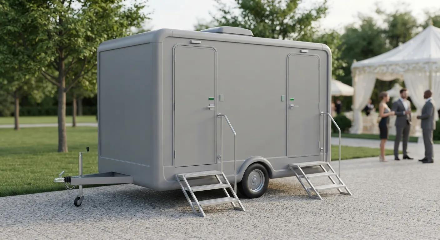 2 Stall Restroom Trailer in Novi, MI
