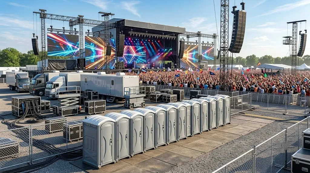 Concert Restroom Rental in Novi, MI