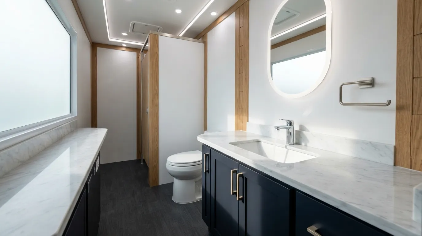Luxury Restroom Trailer in Novi, MI